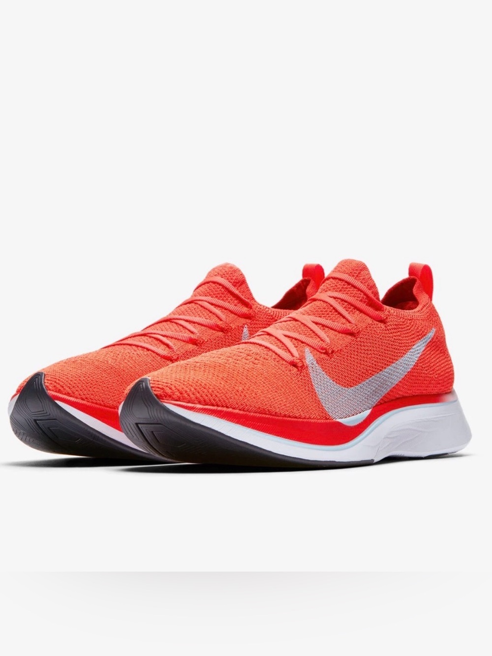 Nike Zoom Vaporfly 4% Flyknit AJ3857-600 Sz 12 Bright Crimson